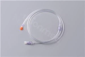 Egyenes hosszabbító cső két visszacsapó szeleppel